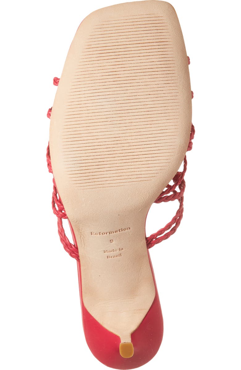 Reformation Mylo Braided Sandal, Alternate, color,