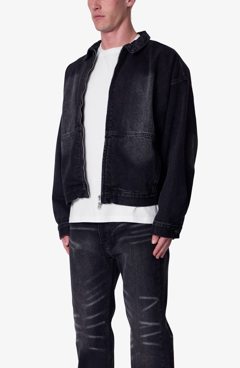 mnml Denim Chore Coat, Alternate, color, Washed Black