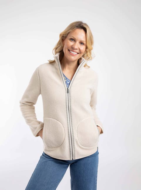 Lucille Lightweight Full Zip Borg Fleece