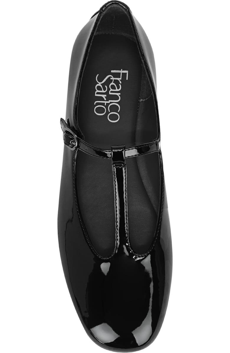 Franco Sarto Arden Mary Jane Flat, Alternate, color, Black Patent