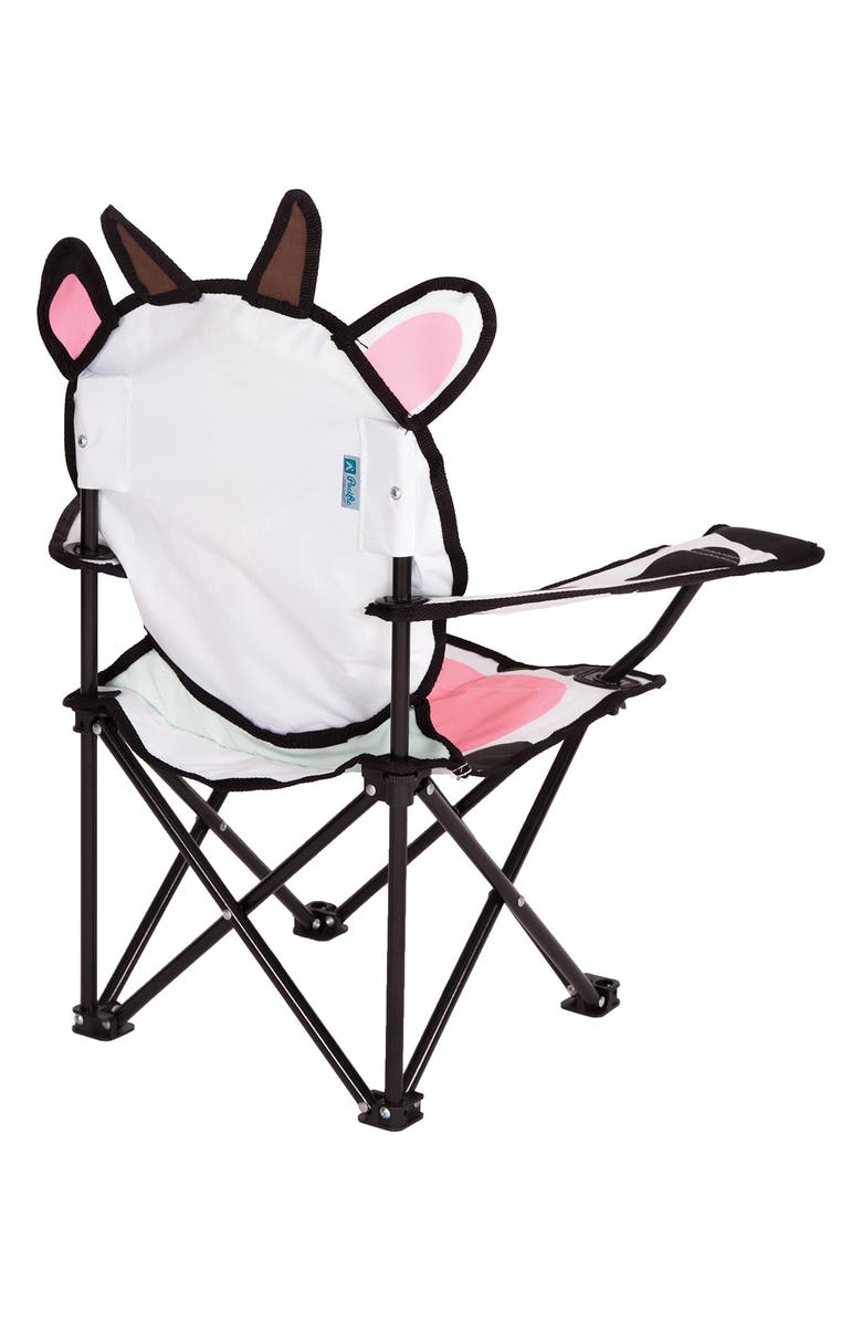 Pacific Play Tents Milky the Cow Camping Chair, Alternate, color, White Black Pink