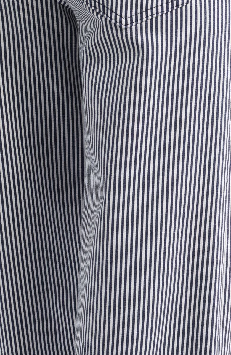 FRAME Le Slim Palazzo High Waist Wide Leg Jeans, Alternate, color, Navy Stripe