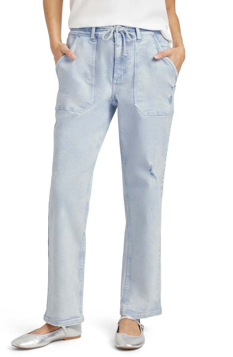Splendid Hudson Tie Waist Jeans, Main, color, 
