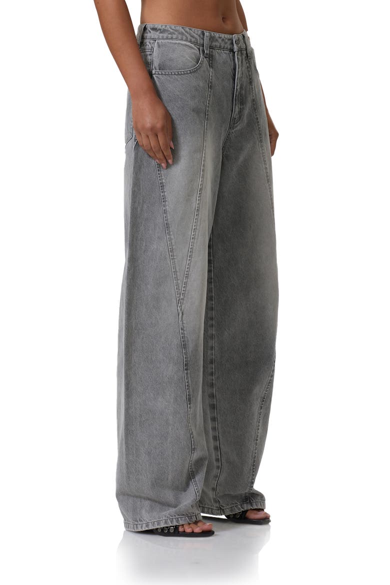 Archer Loose Fit Jeans, Alternate, color, SMOKE GREY WASH