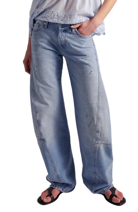 Fable Low-Rise Twisted Bowed Jeans
