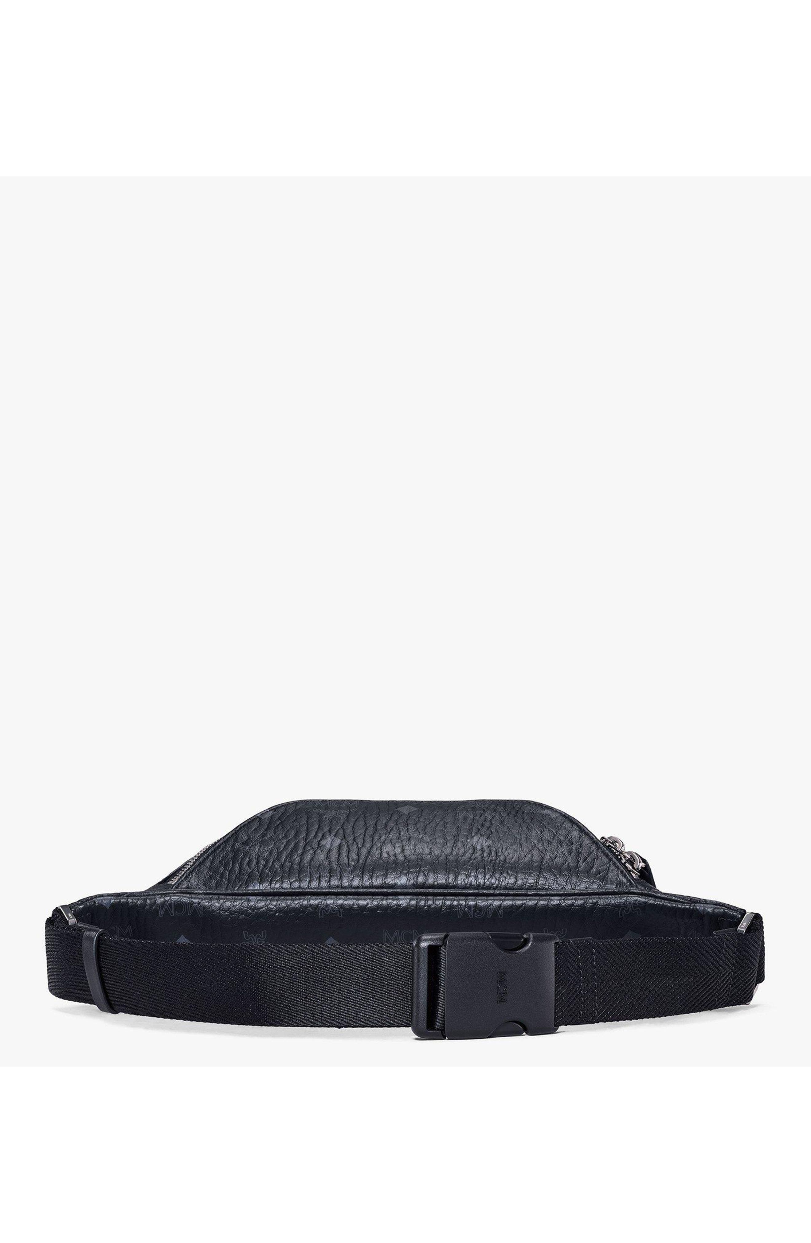 MCM Small Fursten Belt Bag in Visetos, Alternate, color, 