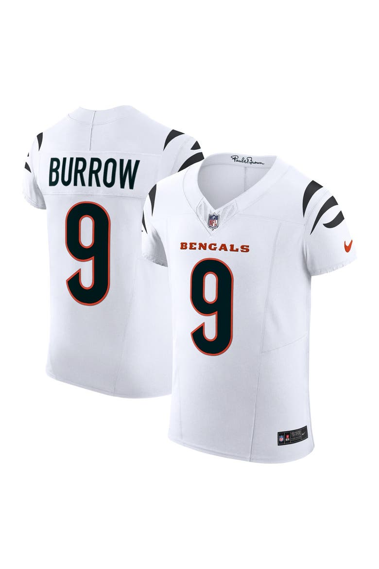 Men's Nike Joe Burrow White Cincinnati Bengals  Vapor F.U.S.E. Elite Jersey, Main, color, White