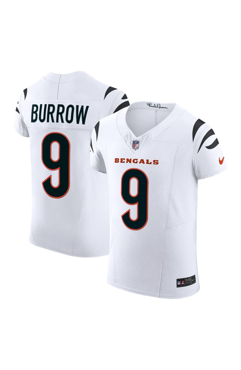 Nike Men's Nike Joe Burrow White Cincinnati Bengals  Vapor F.U.S.E. Elite Jersey, Main, color, White
