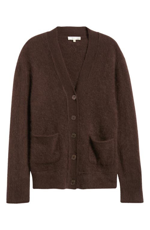 Loveshackfancy Applene Cashmere Cardigan In Brown