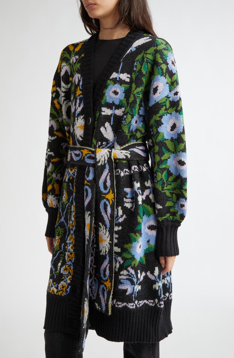 FARM Rio Tie Belt Cardigan, Alternate, color,