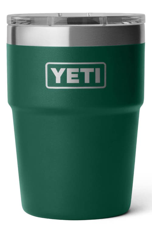 Yeti Rambler 16-ounce Stackable Cup In Green