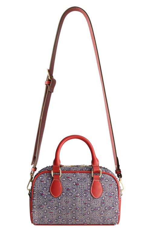TRUE RELIGION TRUE RELIGION TILE DENIM MINI SATCHEL BAG