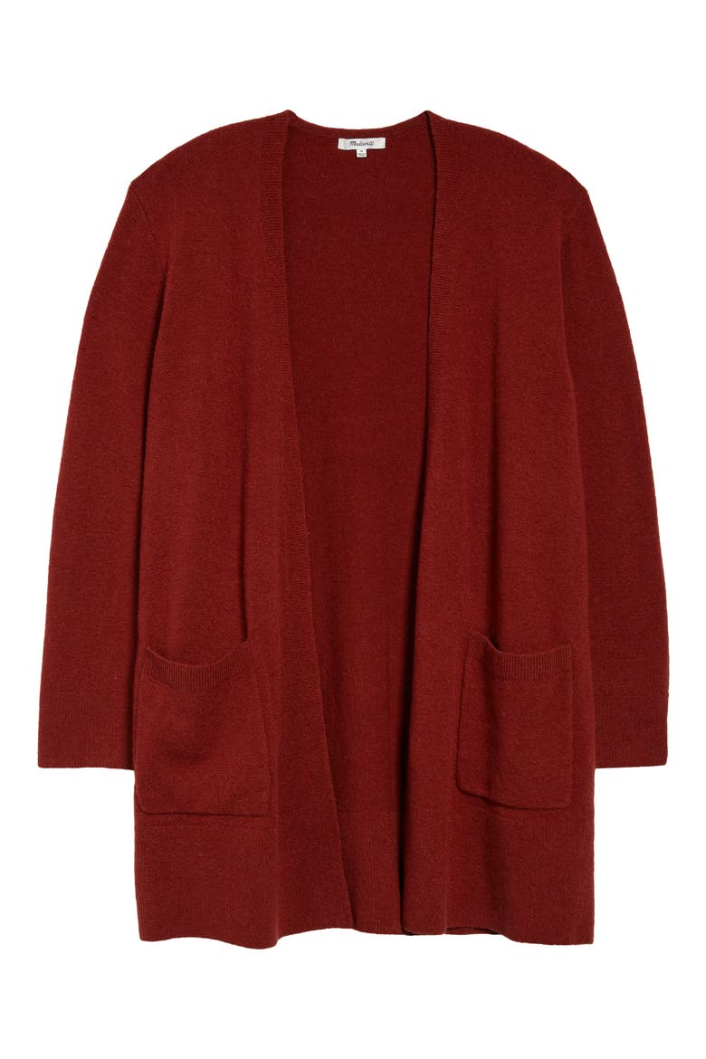 Coziest Yarn Kent Cardigan, Main, color, BURNISHED MAHOGANY