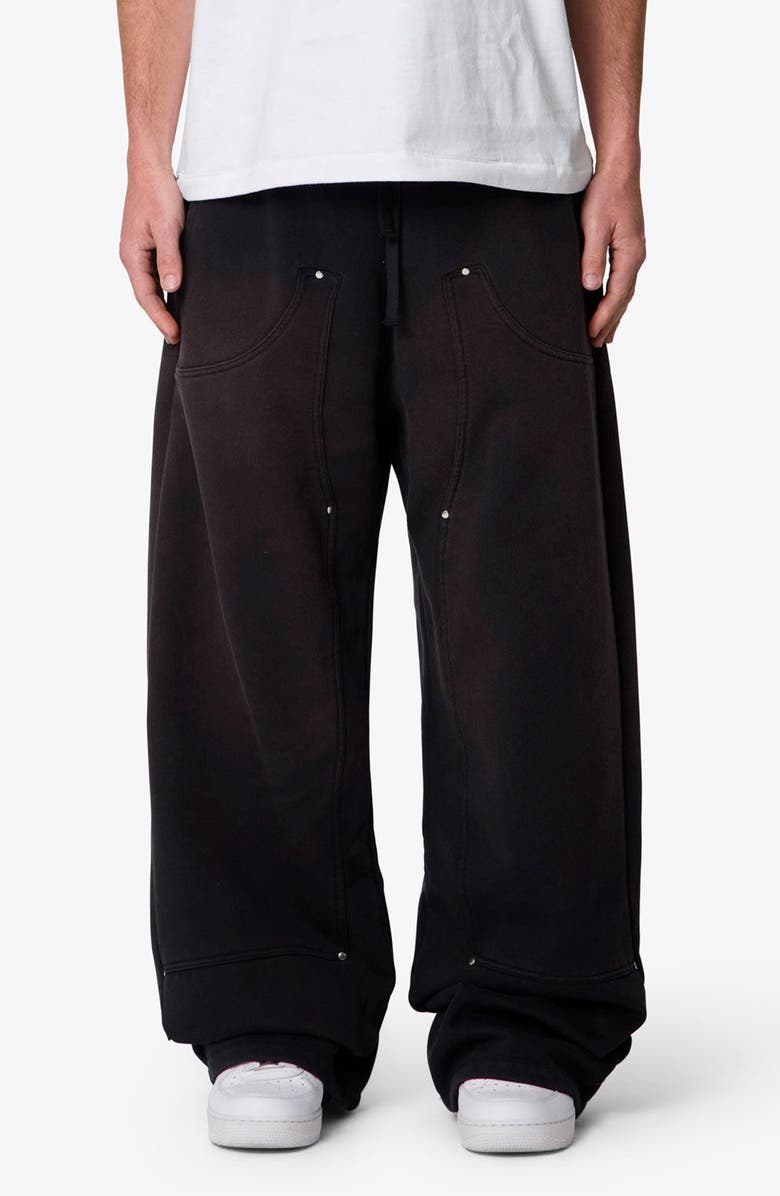 mnml West Baggy Fit Double Knee Sweatpants, Main, color,