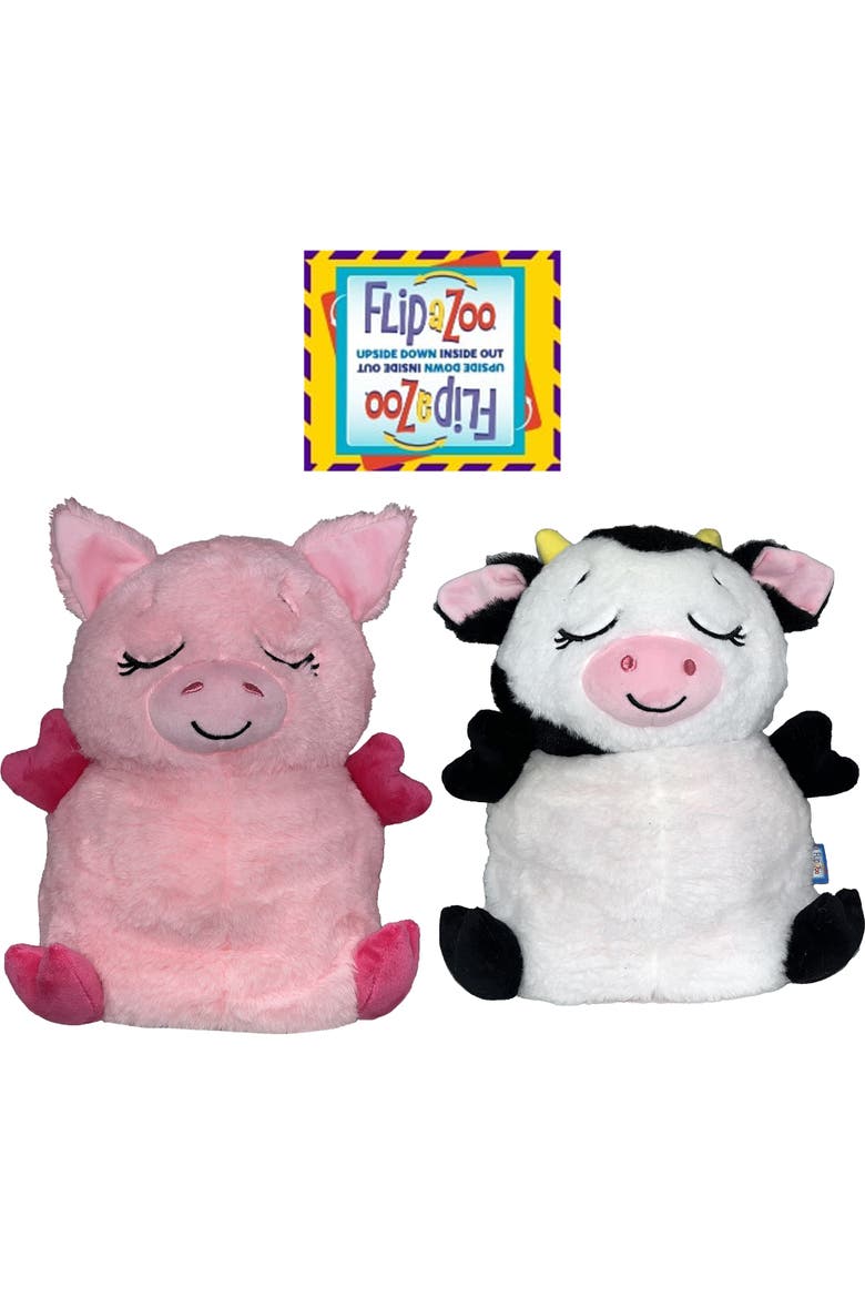Upside Down Inside Out Pig To Cow 2 In 1 Animal Plush, Alternate, color, Multicolored
