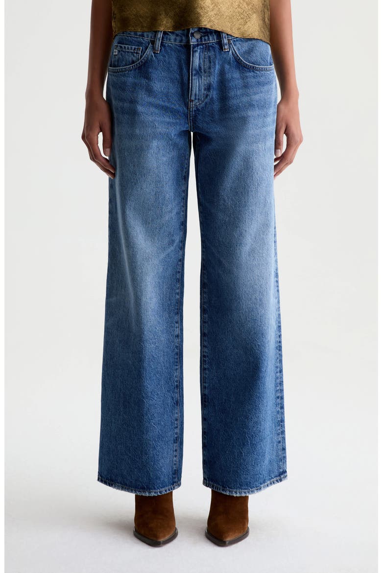 Adria High Waist Wide Leg Jeans, Main, color, JIVE