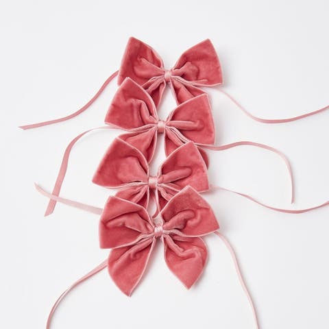 Velvet Napkin Bows (Set of 4)