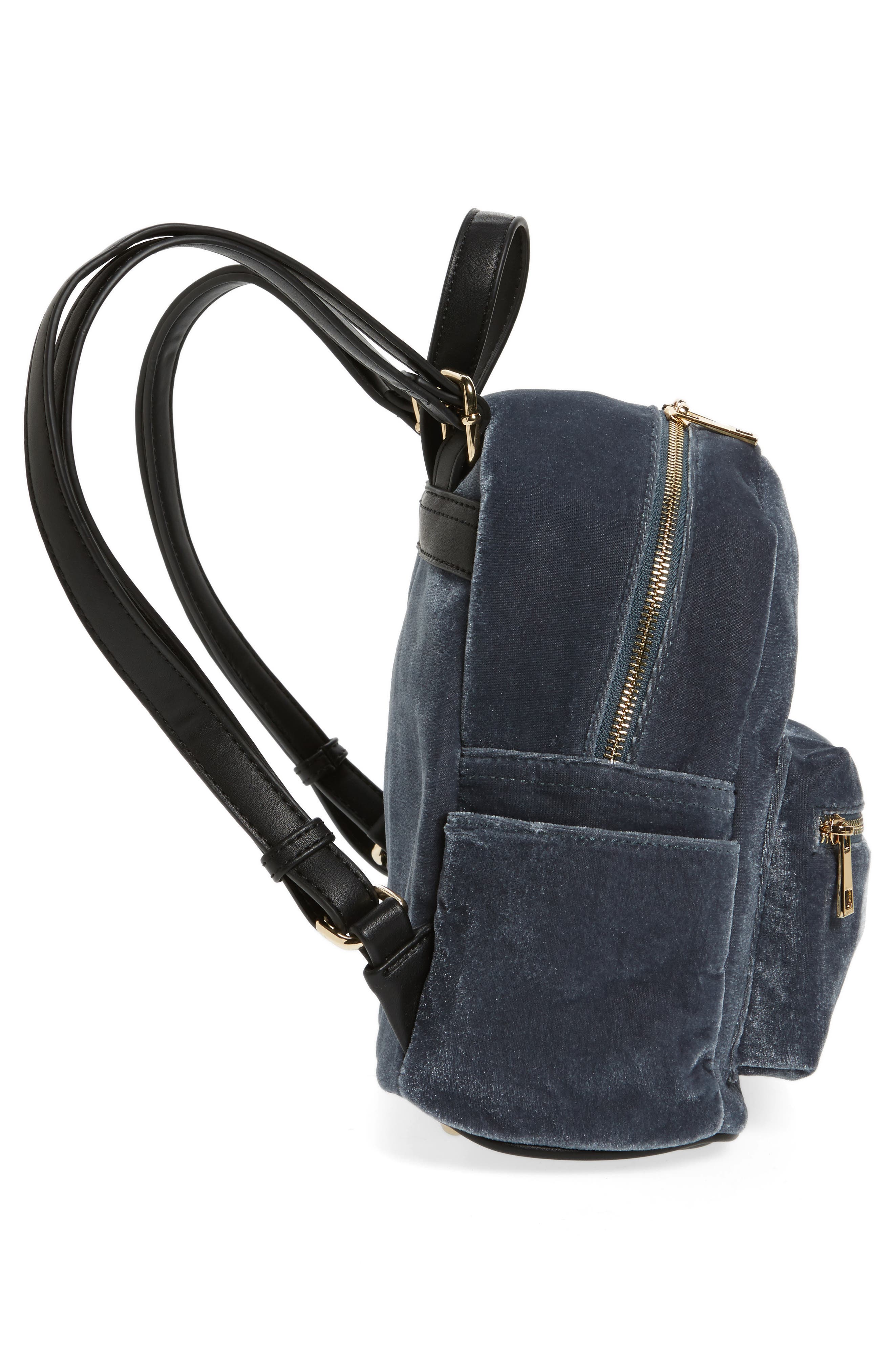 BP. Mini Velvet Backpack, Alternate, color, 
