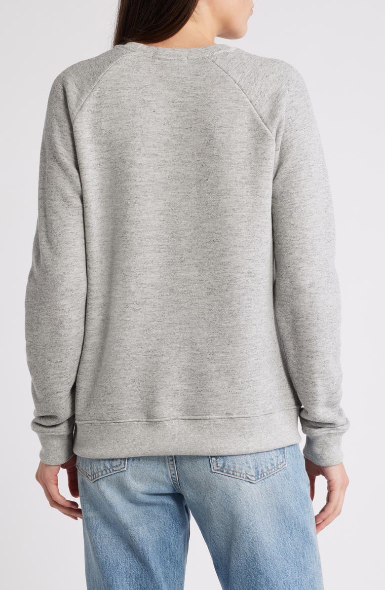 Marine Layer Mock Twist Heather Sweatshirt, Alternate, color, 