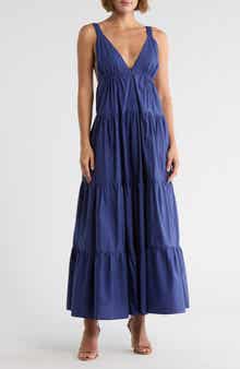 AREA STARS Tiered Babydoll Dress