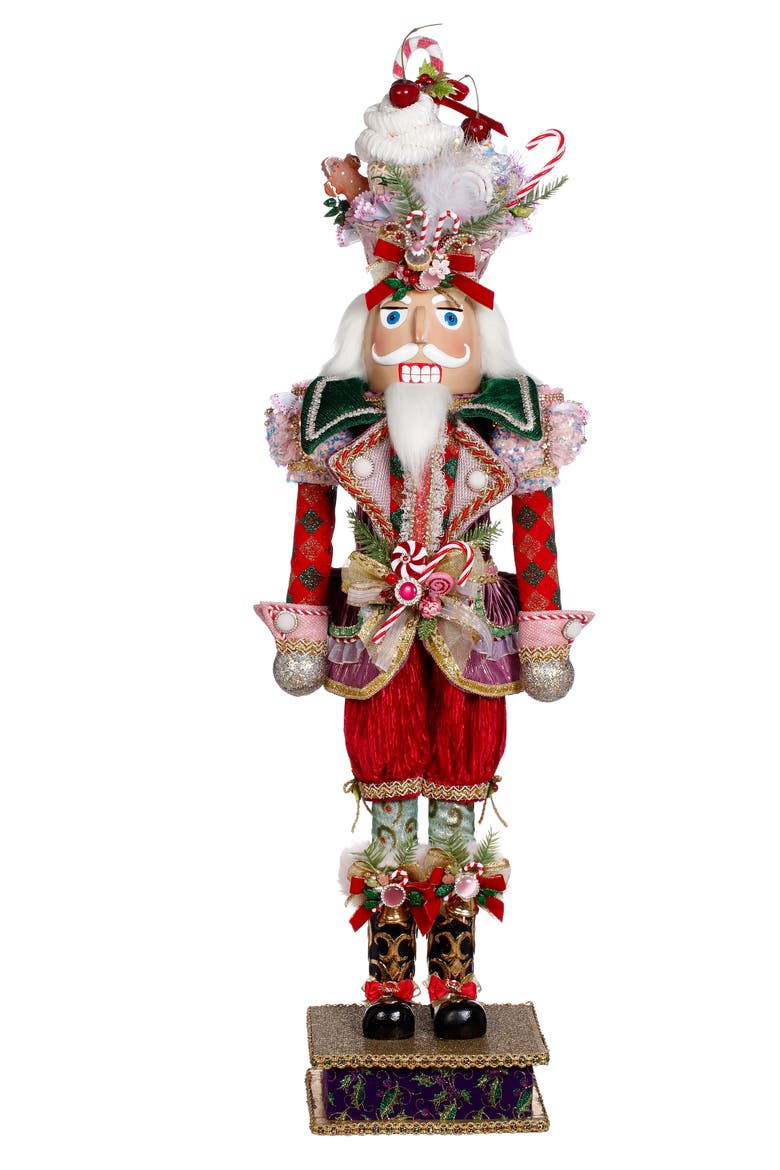 Sweet Treat Nutcracker, Medium, Main, color, Red
