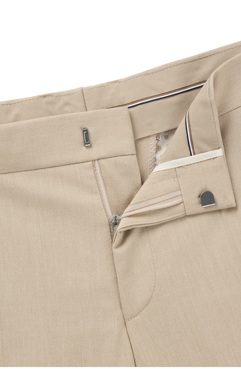 BOSS Genius Slim Fit Dress Pants, Alternate, color, Light Beige