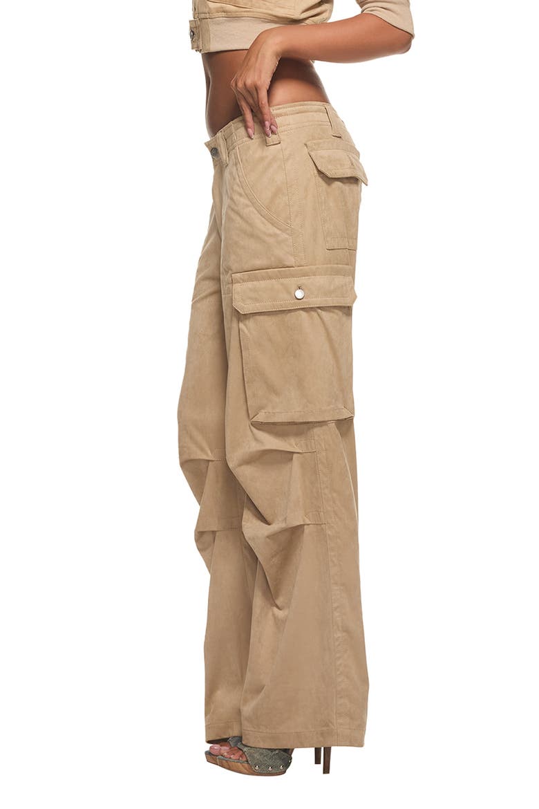 Effie Cargo Pants, Alternate, color, BROWN