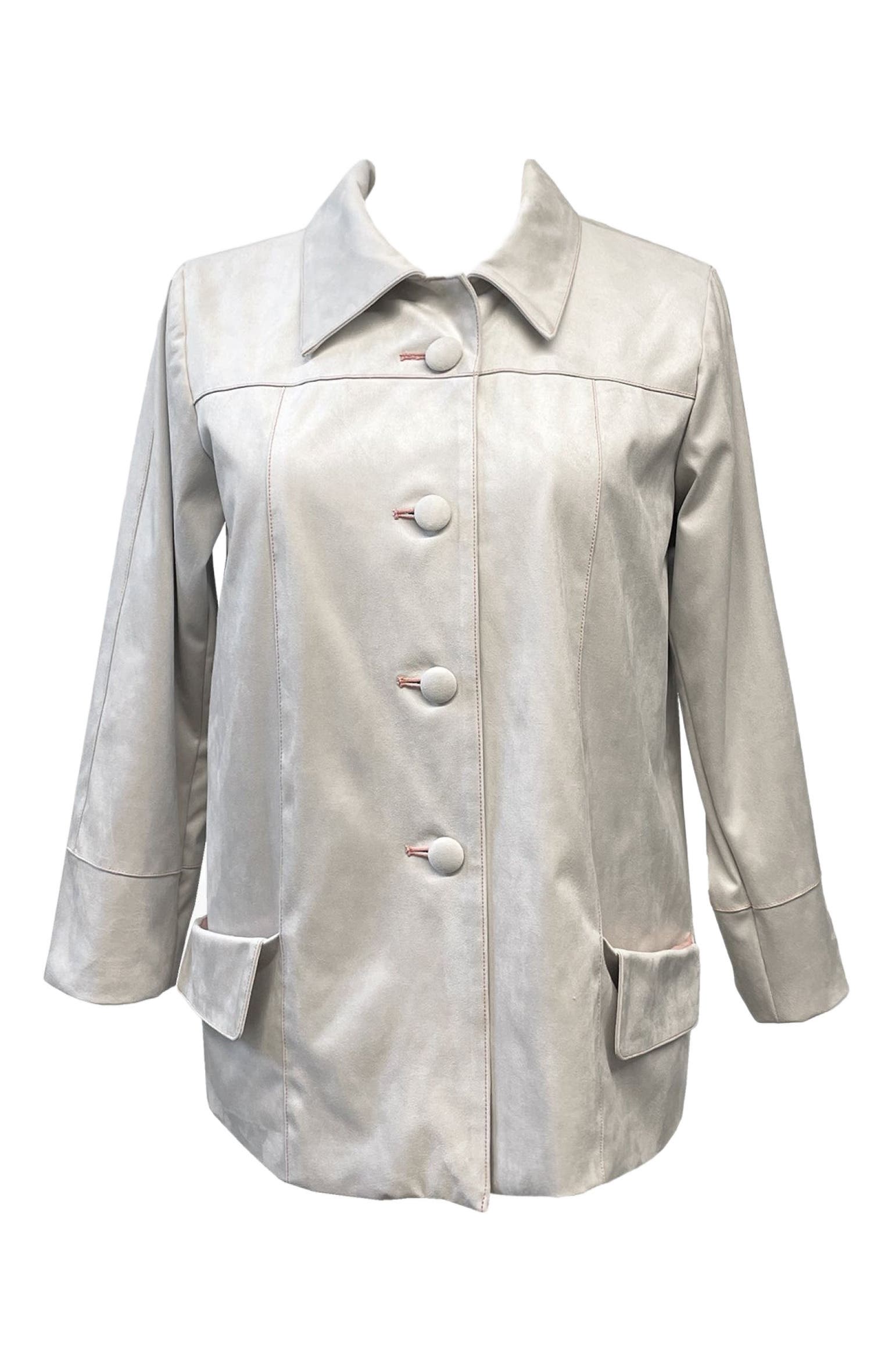 Faux Suede Coat - image 2