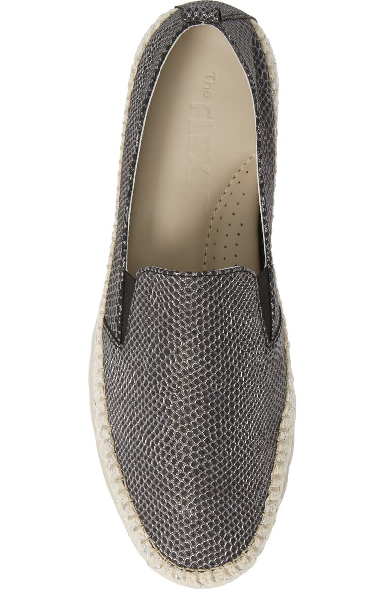 The FLEXX Chappie Slip-On Sneaker, Alternate, color, Black Milos Leather