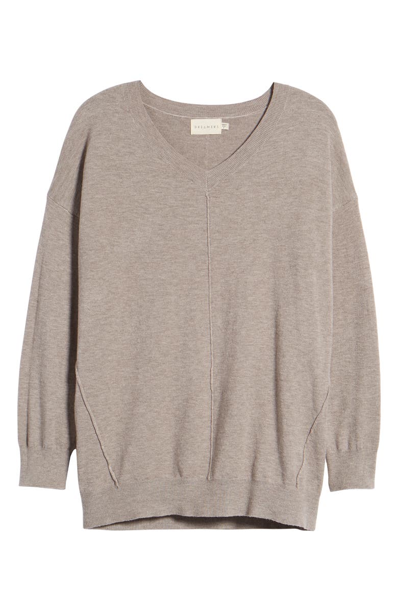Dreamers by Debut Exposed Seam Sweater, Alternate, color,
