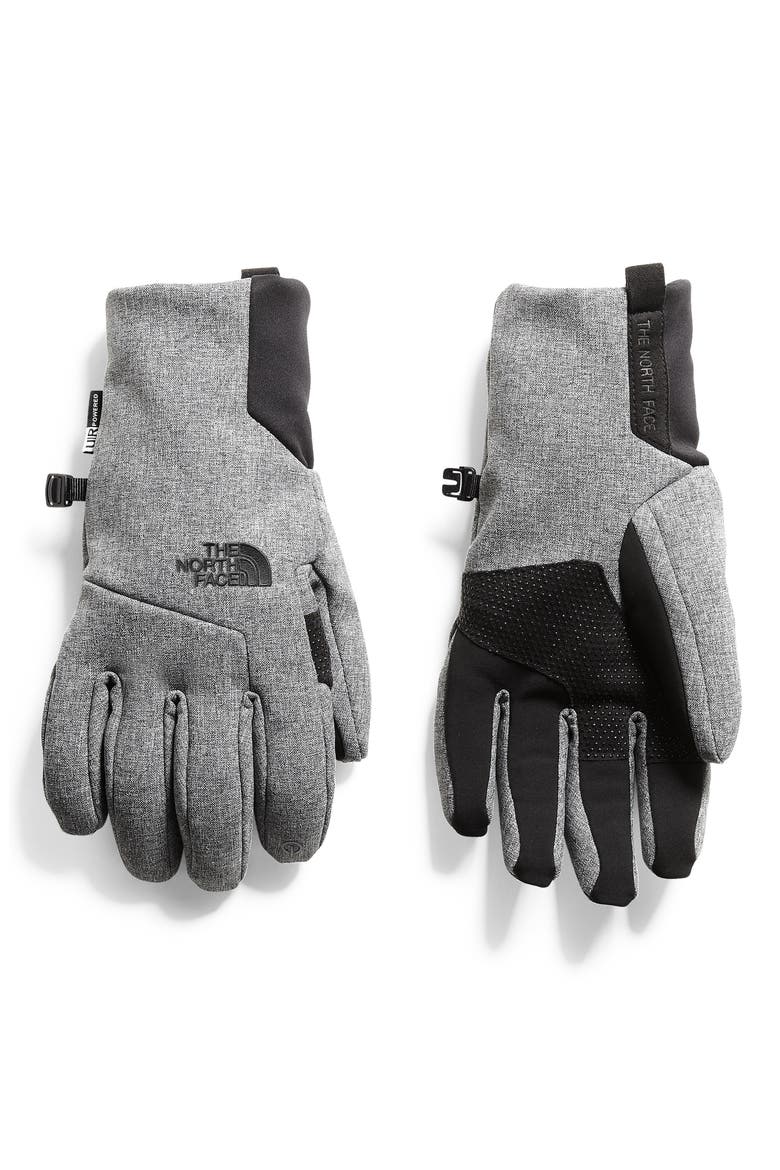 Etip Apex Gloves, Main, color, MEDIUM GREY HEATHER