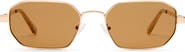 Le Specs Mythic 57mm Square Sunglasses