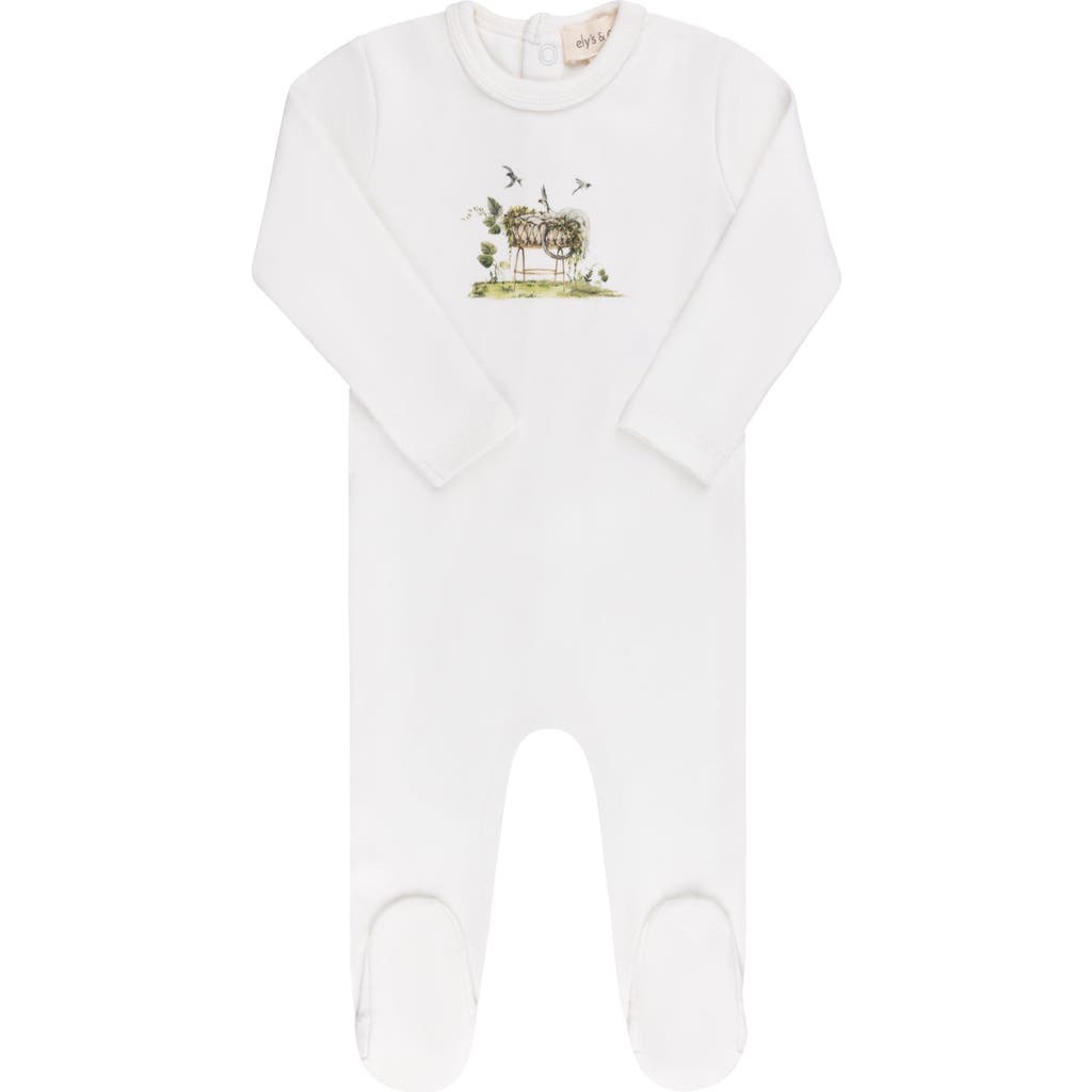 Ely's & Co. Watercolor Cradle Collection In White