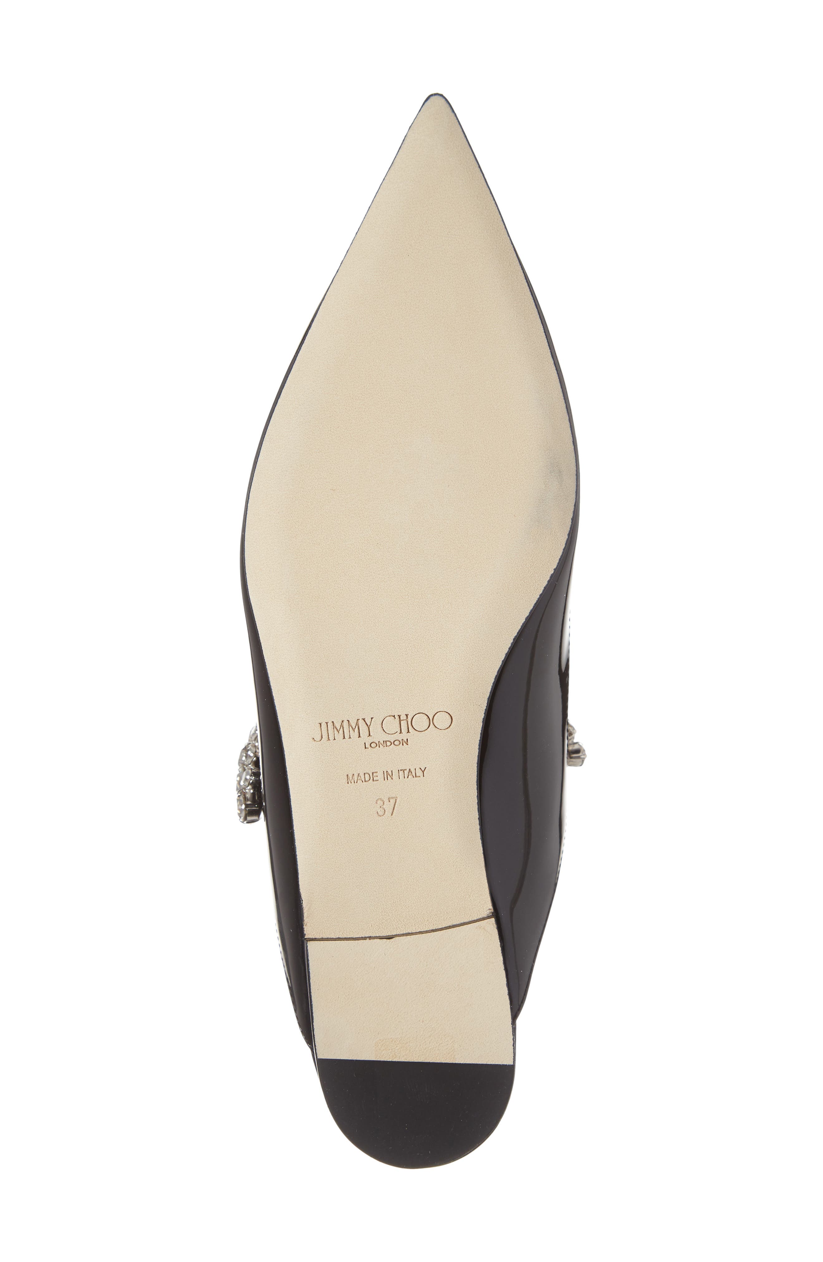Jimmy Choo Bing Crystal Embellished Flat, Alternate, color, 