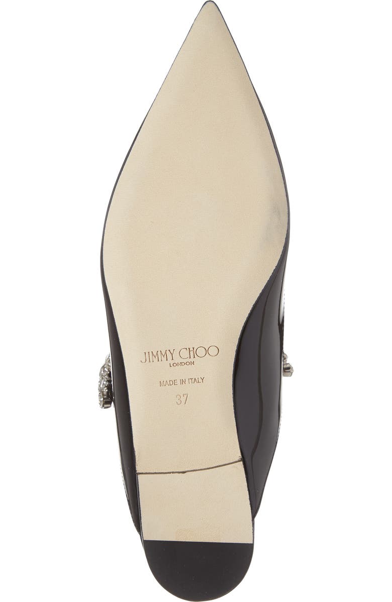 Jimmy Choo Bing Crystal Embellished Flat, Alternate, color,