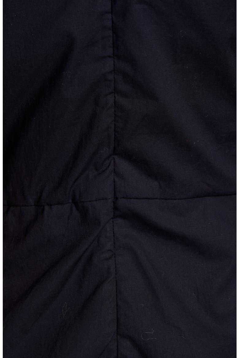Tie Front Top, Alternate, color, BLACK