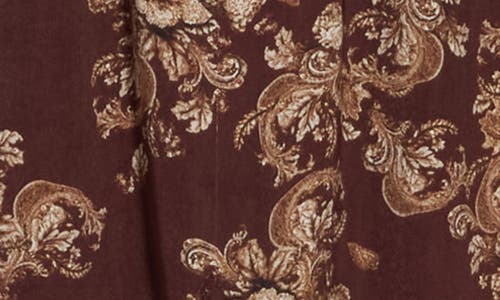 Max Studio Godet Matte Satin Skirt In Brown