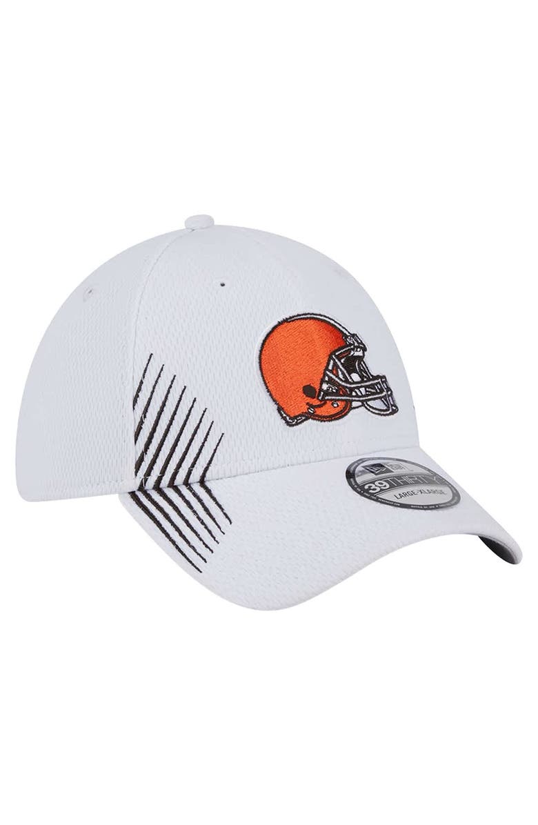 New Era Men's New Era White Cleveland Browns Active 39THIRTY Flex Hat, Alternate, color, 