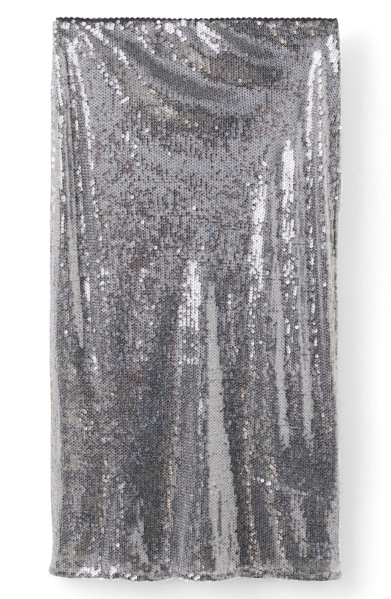MANGO Sequin Midi Skirt, Alternate, color, 