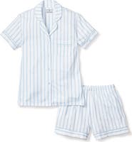 Petite Plume Stripe Pima Cotton Short Pajamas