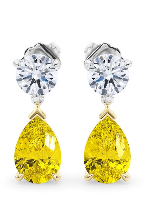 Lab Grown Diamond Drop Earrings