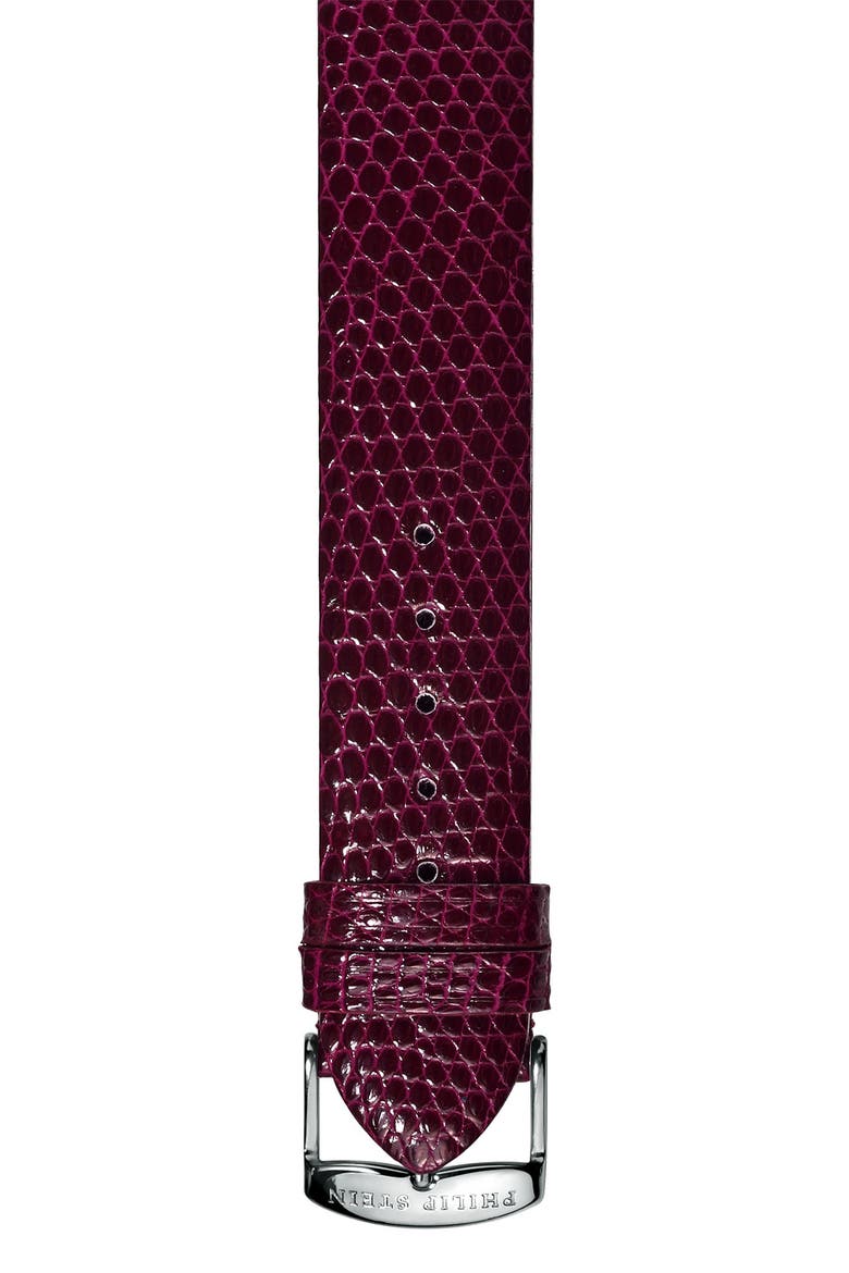 Philip Stein® 20mm Lizardskin Watch Strap (Women) | Nordstrom
