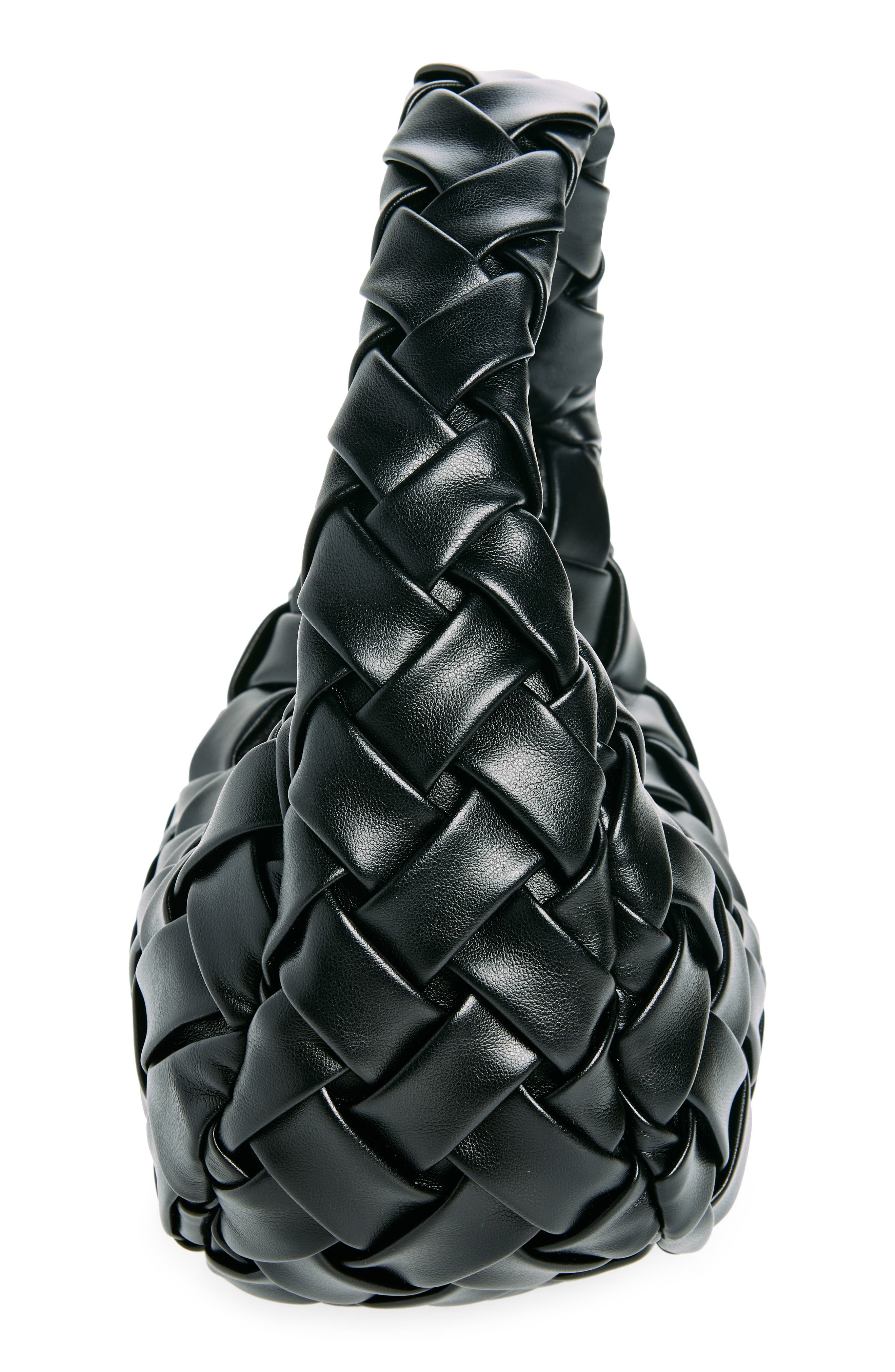 URBAN EXPRESSIONS HANDBAGS Faux Leather Woven Shoulder Bag, Alternate, color, 