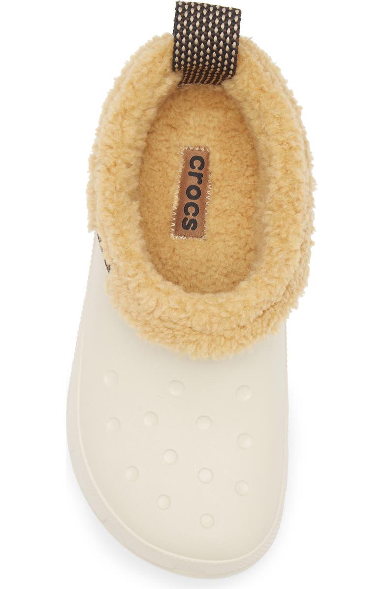 CROCS Classic Fleece Lined Shorty Clog, Alternate, color, Sandstone