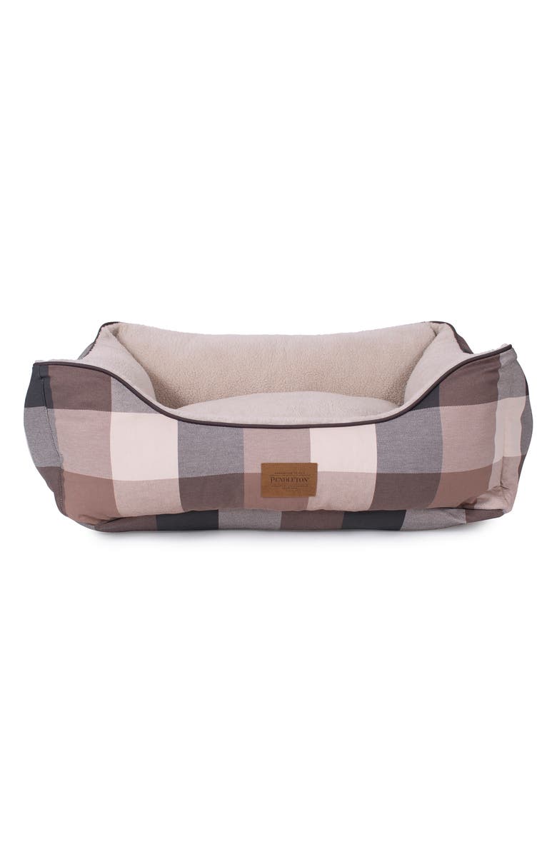 Pendleton Block Plaid Kuddler Dog Bed, Main, color, Block Plaid