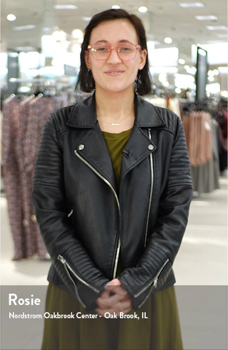 Tea Length Jersey & Rosette Lace Dress, sales video thumbnail