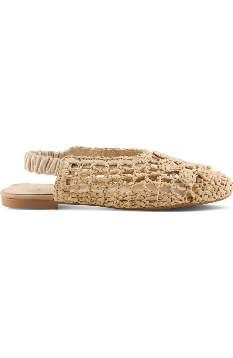 AZURA BY SPRING STEP Nantucket Raffia Skimmer, Alternate, color, Beige