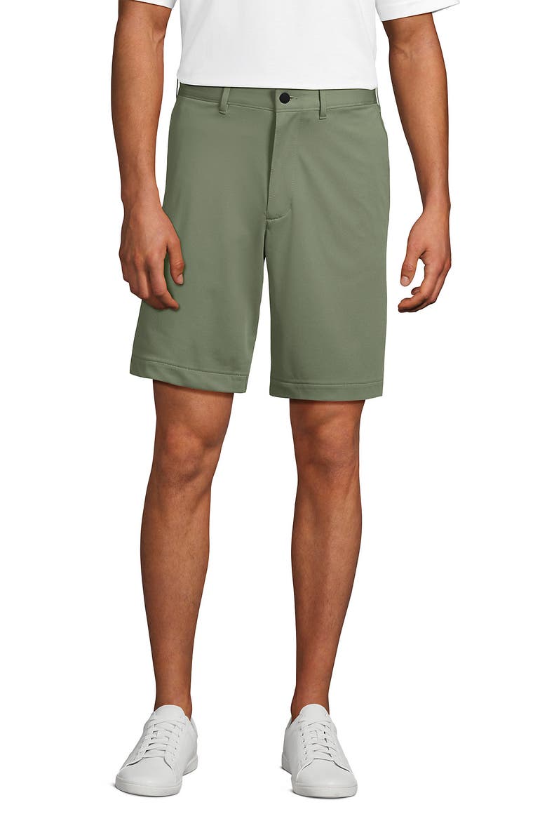 Traditional Fit 9" Flex Performance Golf Shorts, Alternate, color, Sage