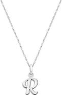 Tiny Blessings Sterling Silver Initial 12-14" Necklace