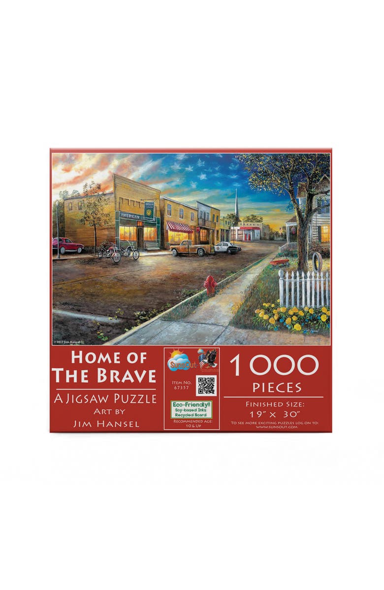 Sunsout Home of the Brave 1000 piece Jigsaw Puzzle for Adults, Alternate, color, Multicolor